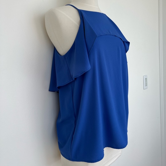 Ann Taylor Spaghetti strap ruffle top - Picture 3 of 11